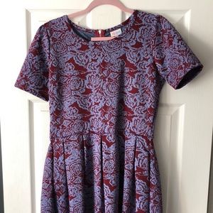 Floral LuLaRoe Amelia Dress with pockets!!!